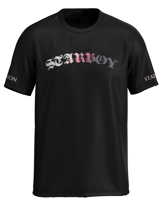 Starboy Tee Zwart ''Aim For The Stars''